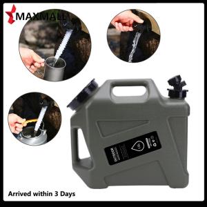 【New Arrival】 12L แคมป์น้ำภาชนะบรรจุที่มี Spigot Water Storage Jug น้ำฉุกเฉินแบบพกพากระป๋องสำหรับรถยนต์รถยนต์กลางแจ้งแคมป์ปิ้ง