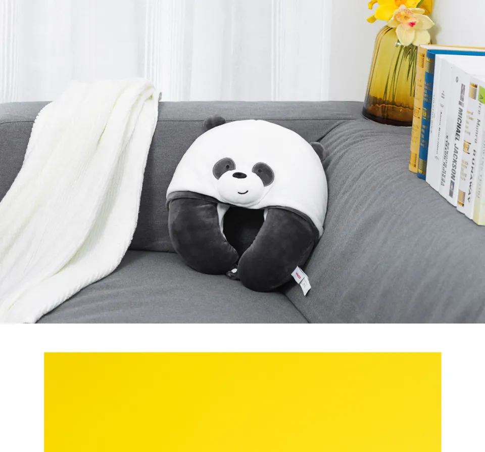 Panda neck store pillow with hood