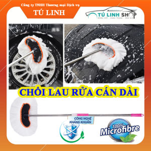 Chổi Lông Cán Dài Nối Tiếp Chuyên Dụng Lau Rử a Xe Ô Tô Co Rút Tiện Lợi Hữu Hiệu Đa Năng