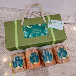 Hampers Idul Fitri OLIVE 4TOPLES - Bingkisan Kado Snack Lebaran GB018