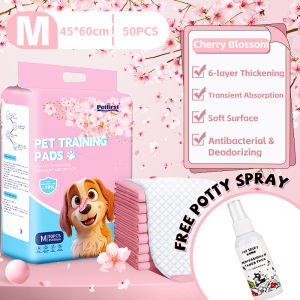 【Free Pads Induction Spray】Dog Training Pads with Super Absorbent Core - 100pcs/50pcs/40pcs Pack for Potty Training and Indoor Use