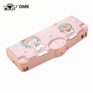 กล่องเครื่องเขียนอเนกประสงค์ใหม่ กล่องดินสอสองชั้น มูลค่าหน้าสูง / ความจุขนาดใหญ่ อุปกรณ์การเรียนรู้สำหรับเด็กG2680