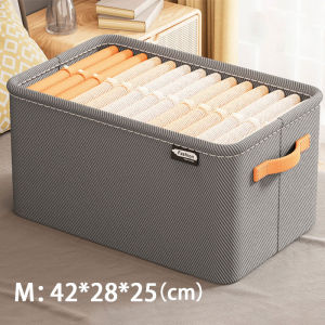 Foldable Clothes Organizer Box Large Capacity Pants Storage Basket Wardrobe Closet Drawer Storage Box