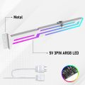 ARGB Graphics Card GPU Holder GPU Brace Support Adjustable Height Horizontal GPU Bracket AURA SYNC GPU Video Card Holder. 