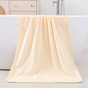 ผ้าขนหนู ผ้าเช็ดตัว นุ่มและสบาย ผ้าคุณภาพสูง ขนาด 140x70 ซม MJ15