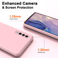 For Samsung Galaxy A50/A30S Phone Case，Imitated liquid silica gel+flannelette TPU soft shell Back Cover. 
