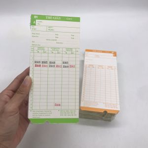 Combo 200 thẻ giấy chấm công ( 2 xấp)