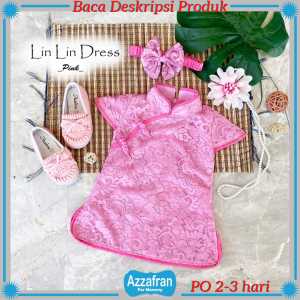 Lin Lin Dress | Baju Cheongsam Brokat Anak Perempuan dan Dewasa | Costume Shanghai | Kostum Imlek
