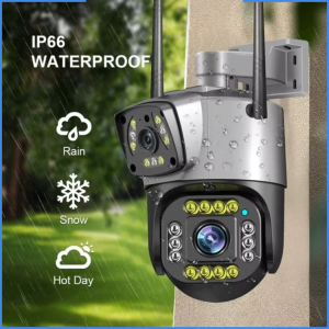 V380 Pro Kamera CCTV Jarak Jauh Lewat Hp Outdoor Wifi Anti Air WiFi IP66 4MP IPC-V380-V10