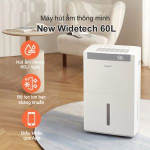 MÁY HÚT ẨM THÔNG MINH XIAOMI New Widetech 60L/Máy hút ẩm sấy quần áo Taijutsu AD-25R134E-W 25L mới 100% điện 220V hàng Nhật xuất khẩu