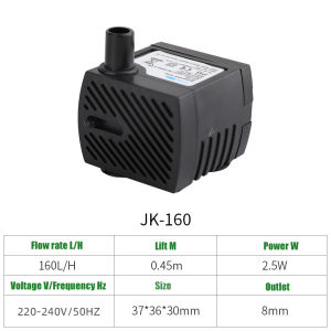 Mini Submersible Pump DC 12V Lift 5M 2.5W-35W For Fish Tank  Aquarium Tabletop Fountains Pond Water Gardens