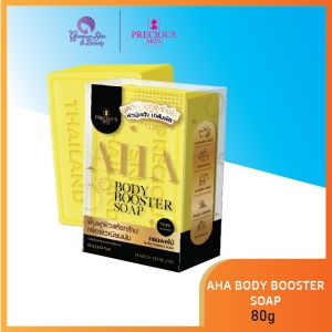 Precious Skin Thailand AHA Body Booster Whitening 5x Soap Gratis Net Soap / Sabun Pemutih / AHA Soap 80g