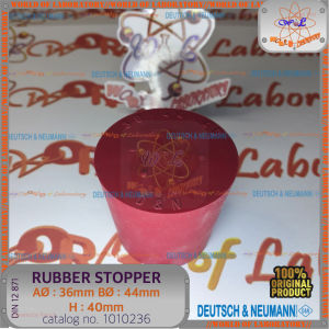 Rubber Stopper DIN 12871 Red Variabel Size Merk D&N