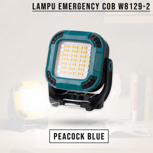 Lampu Emergency Lampu COB W8129-2 Lampu Sorot WorkLight Warerproof 1200 mAh Type-C