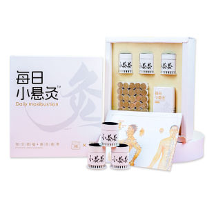 💕Lazy Moxibustion💕Worm Small Hanging Moxibustion Micro Smoke Whole Body Small Hanging Moxibustion Two-Way Temperature Control Home Portable Heating Moxibustion Jar Moxa Stick Set