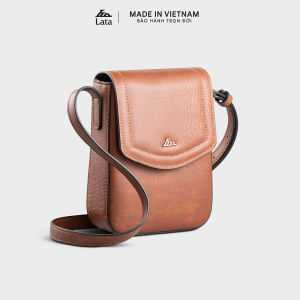 Túi Lata (Thời trang nữ viền chỉ nắp gập - Túi đeo chéo HN131)