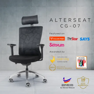 CG-07 Ergonomic High-back Office Chair Computer Chair By Alterseat AUTHENTIC Best to Work From Home ALTERSEAT