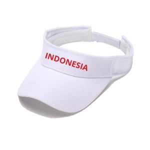TOPI GOLF SENAM MERAH PUTIH INDONESIA TOPI BOLONG TOPI TENIS TOPI OLAHRAGA topi caddy