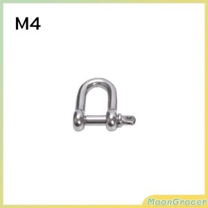 M.Grocer D-Type/U-Shaped Shackle Buckle D Ring Lock Bow Shackle Wire Rope Fastener Hardware Accessorie