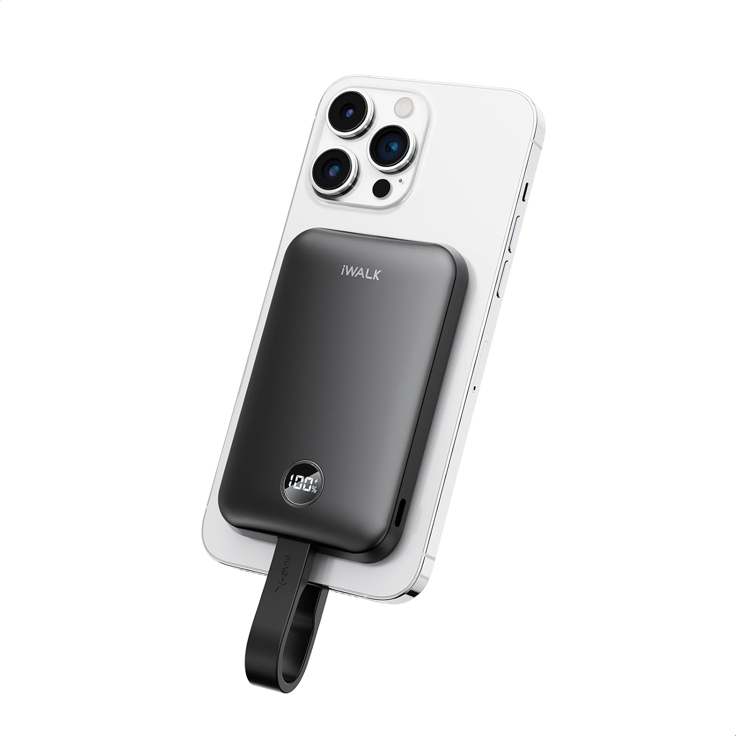 แบตเตอร์รี่สำรอง iWALK Power Hybrid 10000mAh สี Black ชาร์จระบบ MagSafe มาพร้อมสายชาร์จในตัว รองรับการชาร์จเร็ว 30W FastCharge_0