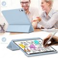 GOOJODOQ for iPad Case with Pencil Holder for iPad Air 4 5 Pro 11 10th A16 9th 8th 7th 10.2 Cover Auto Sleep/Wake Up. 