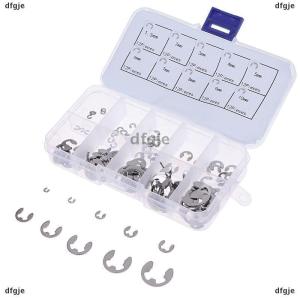 [COD] dfgje 120Pcs Box 304 Stainless Steel E-Clip Retaining Circlip Assortment Kit M1.5 M10