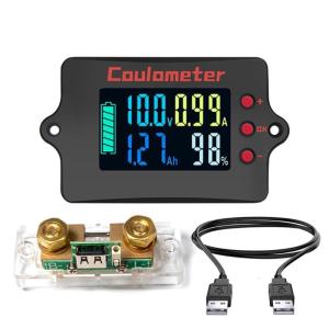 Energy Efficient Monitoring Device 100/200/300/400/500A Sampler Coulomb Counter with 1m Length Data Cable