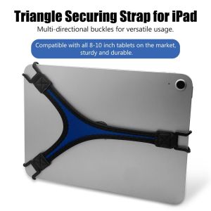 MINIFELE 262 Non-slip Tablet Hand Strap Holder Portable High-elastic Security Hand-Strap Versatile One-Hand Fixed Belt for 8-10Inch Tablets Universal