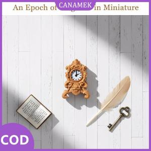 CANAMEK✨ 1pcs quy mô 1:12 Dollhouse thu nhỏ đồng hồ cổ nhìn nhỏ bảng và sàn Đồng hồ cho thu nhỏ phòng trang trí