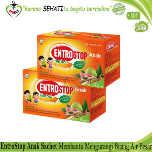 Entrostop Anak Sirup 10 ml Obat Herbal Mengurangi Buang Air Besar