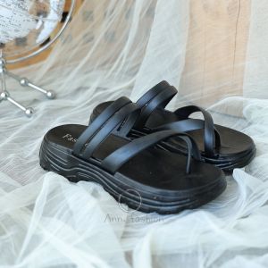 midsummer รองเท้ารัดส้น รองเท้าแฟชั่นผู้หญิง ใส่สบาย พื้นหนา ส้นตึก เสริมส้น รองเท้าพื้นยาง มีกันลื่น #sy129