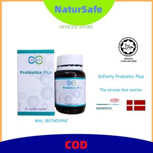 in stock Infinity Probiotic Plus (30 vegetable capsules)[Halal Imported Denmark Lactobacillus Prebiotic]