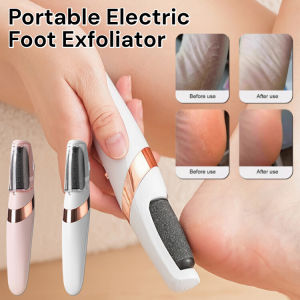 【Quick Dead Skin Removal】Electric Foot File Callus Remover For Rough Feet - Portable Pedicure Tool/Dead Skin Remover/Foot Care Essentials（2-in-1 Coarse & Fine Grinding）