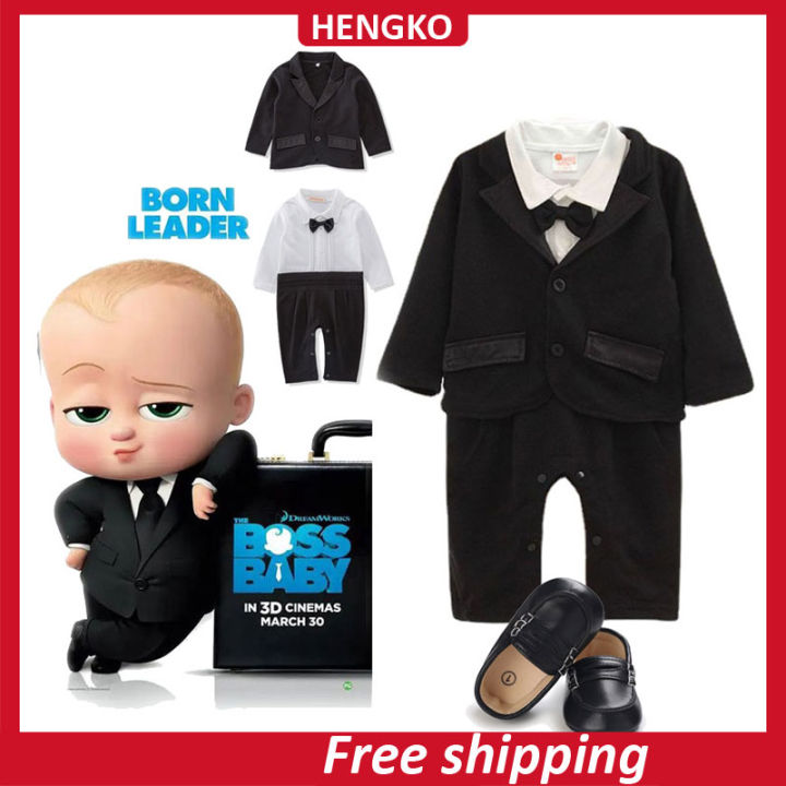 3-18 Months Formal Suits BOSS Baby Costume Long Sleeve Shirt