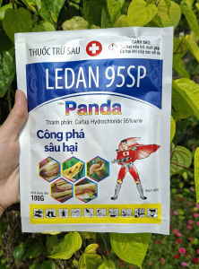 [THIEN THINH SHOP] LEDAN 95SP 100G hiệu PANDA Trừ sâu đục thân sâu cuốn lá và nhiều loại sâu trên lúa và cây trồng