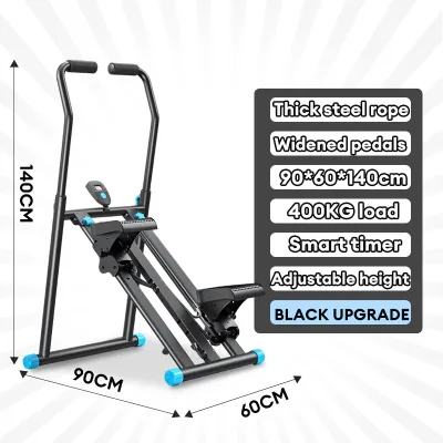 Climbing Machine Staircase Machine Stepper Cardio foldable Home aerobic fitness equipment Smart timer Bold steel rope