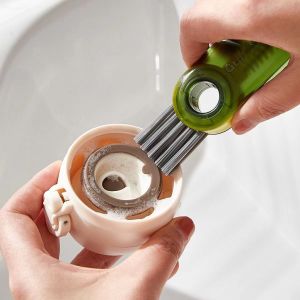 3 in 1 Tiny Bottle Cup Lid Brush Straw Cleaner Tools Multi-Function Water Bottle Cleaning Brush Tool