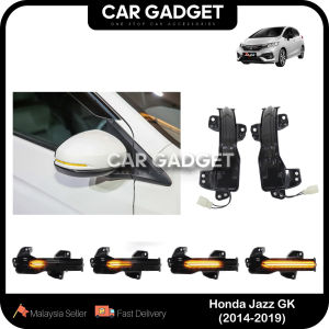 Honda Jazz Fit GK GK5 T5A 3rd Dynamic LED Turn Signal Light Side Mirror Lamp Indicator 2014 - 2025 Jazz GK Car Gadget