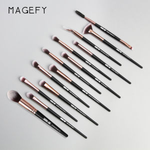 MAGEFY 13Pcs/Set Make Up Brush Set Powder Blush Highlight Eye Makeup Bursh Set