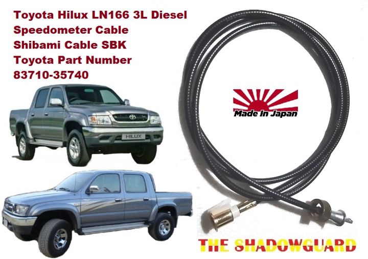 Toyota Hilux LN166 3L Diesel Speedometer Cable Made In Japan | Lazada PH