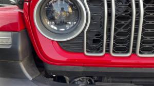 mv1 Car Front Grille Decoration Cover Trim Stickers for Jeep Wrangler JL 2024 Up for Jeep Gladiator JT 2024 Up Accessories H1K9Q