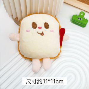 New plush keychain wholesale cute realistic hamburger plush pendant toy doll bag accessory