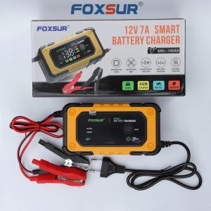 (HÀNG NHẬT) Sạc Ắc Quy Foxsur 12V/7A - 140A Phục Hồi và Bảo Dưỡng Ắc Quy Hiệu Quả