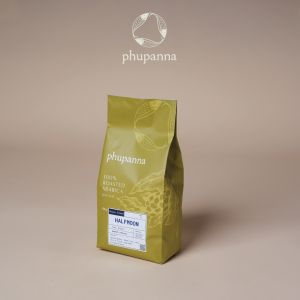 เมล็ดกาแฟคั่วกลาง (Medium Roast) สูตร Half Moon (Bold) 500 กรัม / Arabica100%