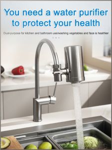 Water Purifier Filtration Device Water Purification Filter Effective Descaling Filtration of Water Antibacterial
