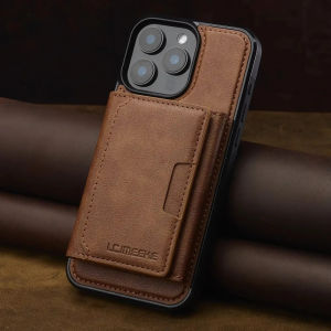 Detachable Wallet Case For iPhone 17 Air 16 Pro Max 15 14 Plus 13 12 11 XS XR X 7 8 SE 2026 2026 For MagSafe Card Holder Cover