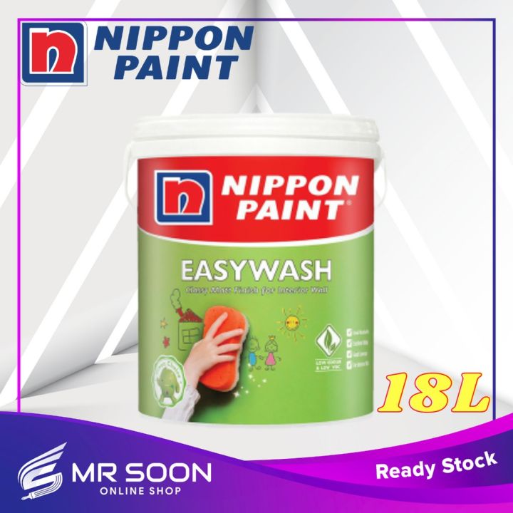 NIPPON PAINT Easywash 18L Interior Paint/Cat Dalam Matt/Nippon Interior