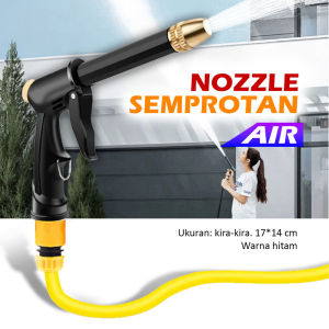 Songjisong Portable Pistol Air Tekanan Tinggi - Jet Spray Kuningan Tekanan Tinggi Multifungsi Perlengkapan Rumah Bisa Untuk Steam - Pistol Semprot Taman Steam Cuci Mobil Motor Water Gun Nozzle High Pressure