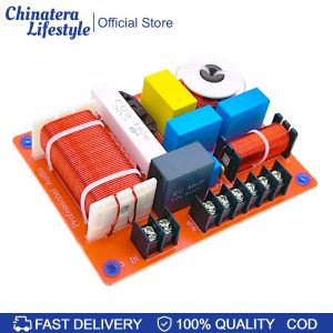 500W High-Low Frequency Crossover Module High Medium Low 3 Way Stereo Audio Frequency Divider for Home Theater Speaker Upgrade