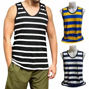 3 pieces bundle Menswear sando with chest pocket fit up to XL